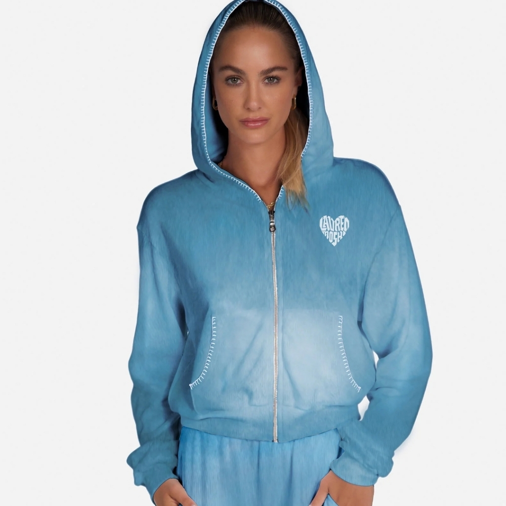 Lauren Moshi Lachelle Diamond Evil Eye hoodie - Picture 3 of 16